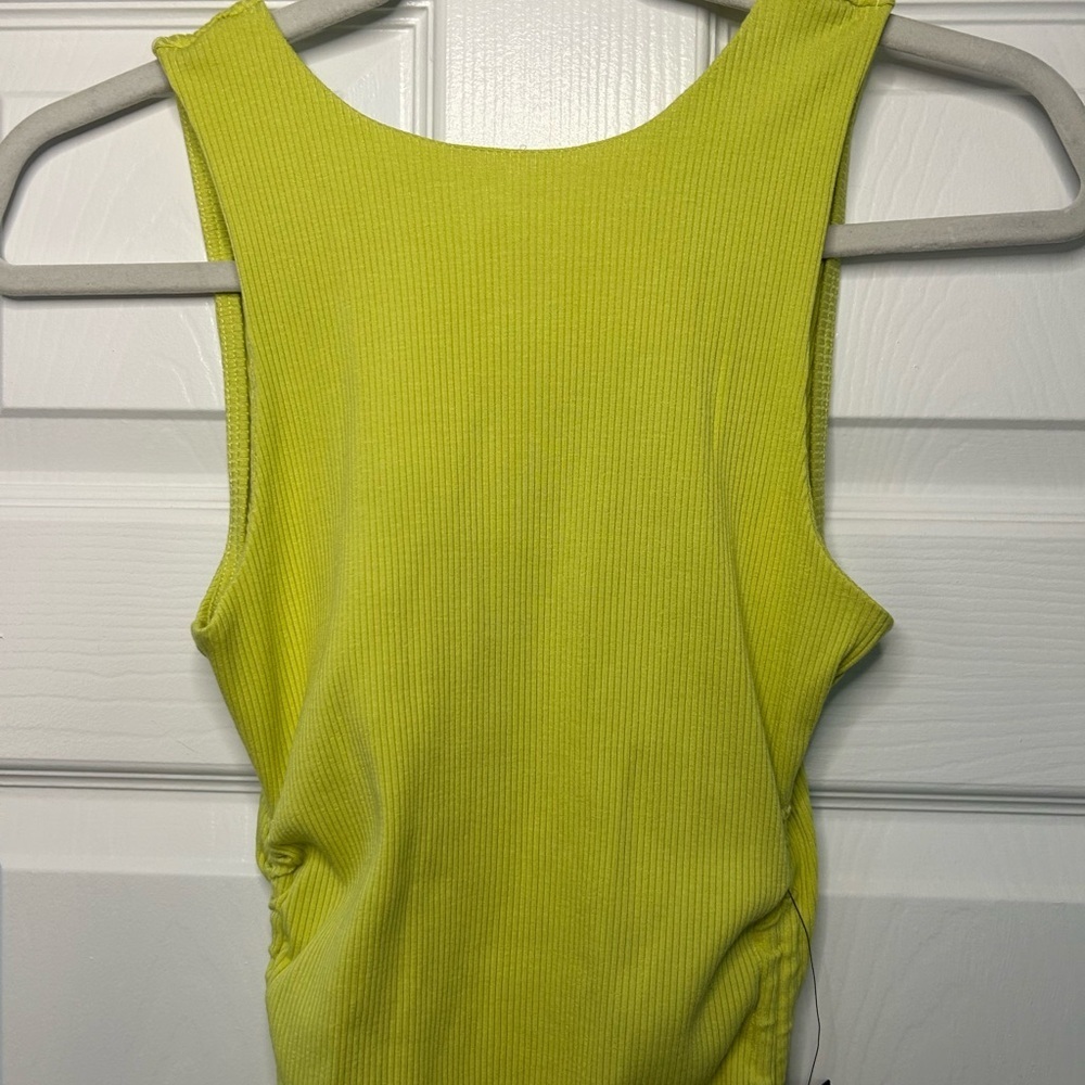 Lulu's Vibrant Lime Green Dress - Picture 8 of 9